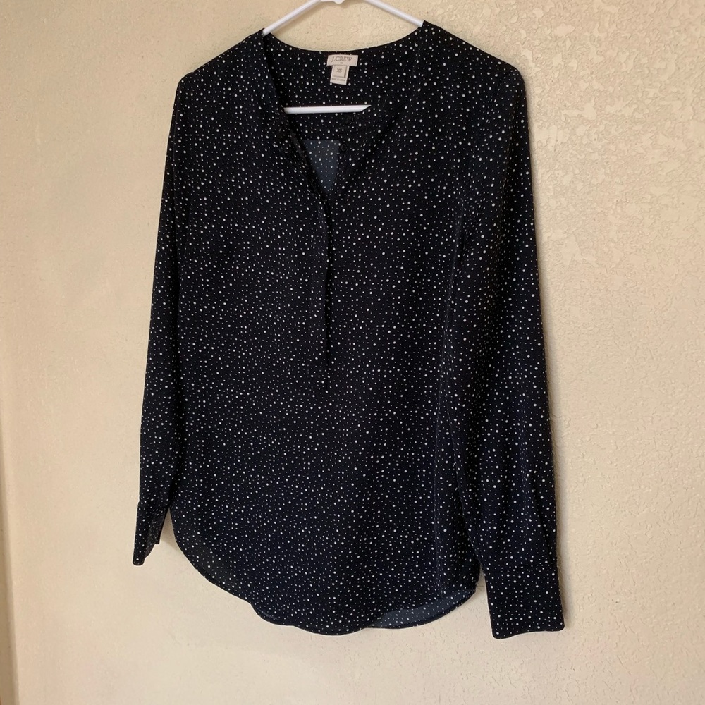 J.Crew Polka Dot Blouse